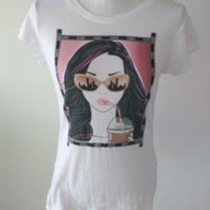 Guess T-Shirt Short Sleeve Girl Coffee P